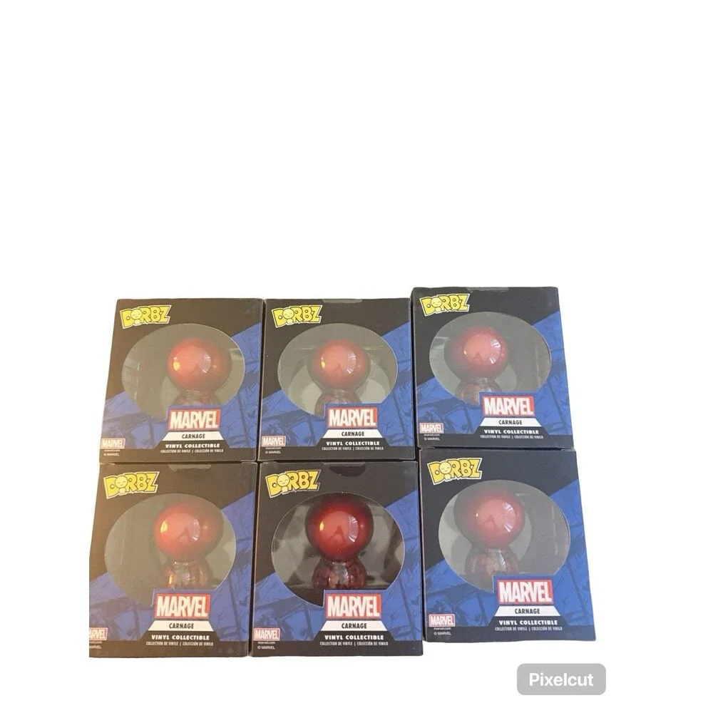 Marvel Carnage Dorbz Vinyl Figures Lot Of  6 Walmart Exclusive #326 New